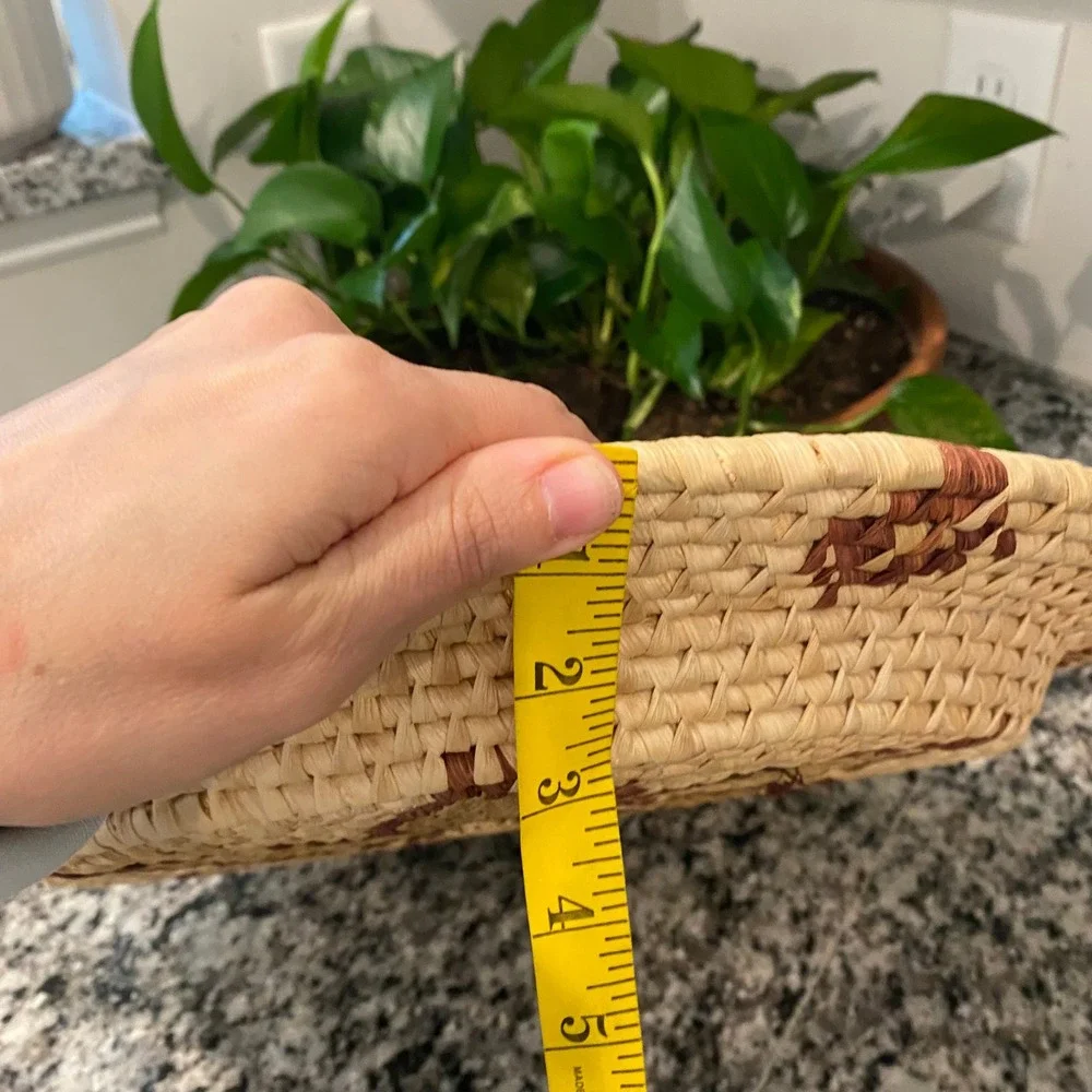 African Palm Leaves Basket